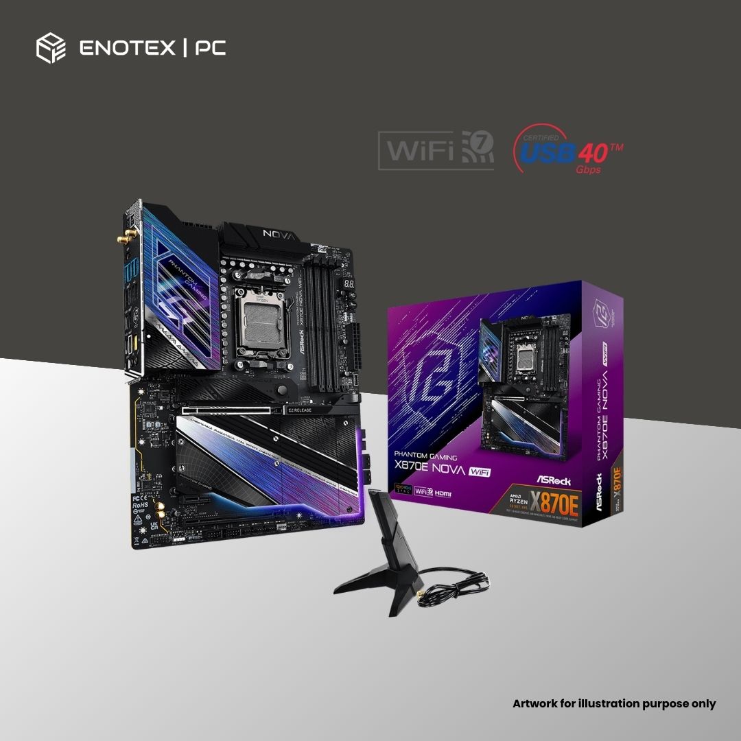 ASROCK X870E NOVA WIFI AM5 ATX DDR5 3YR