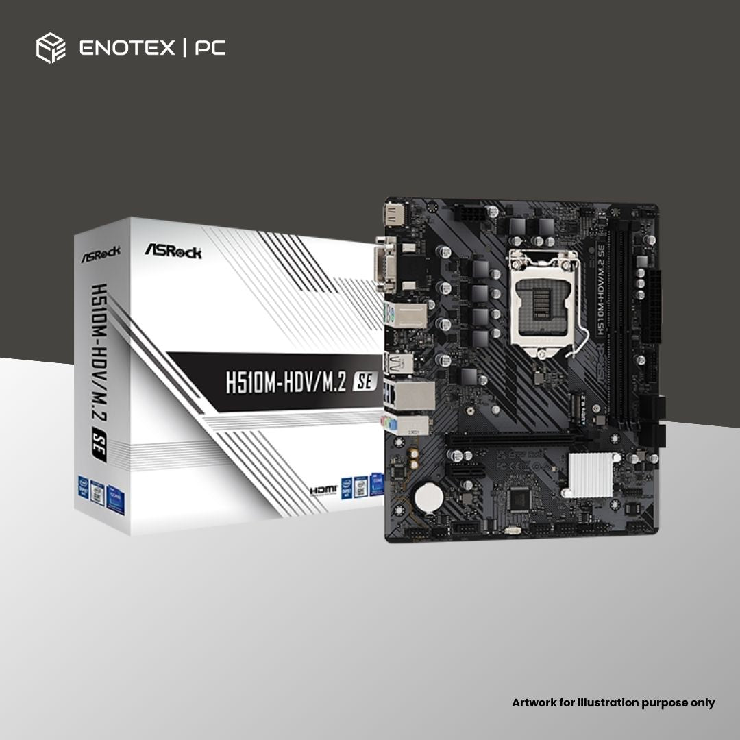 ASROCK H510M-HDV/M.2 SE LGA1200 MATX DDR4 3YR