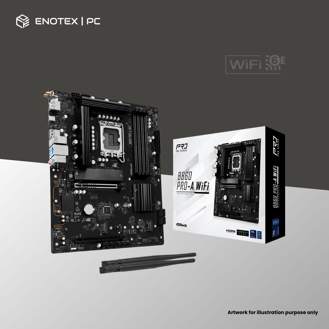 ASROCK B860 PRO-A WIFI LGA1851 ATX DDR5 3YR