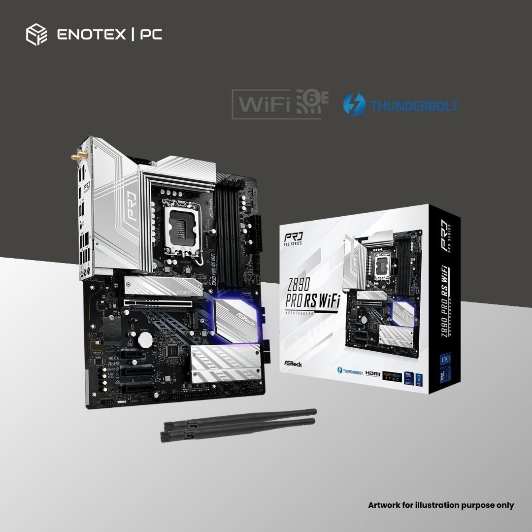 ASROCK Z890 PRO RS WIFI LGA1851 ATX DDR5 3YR