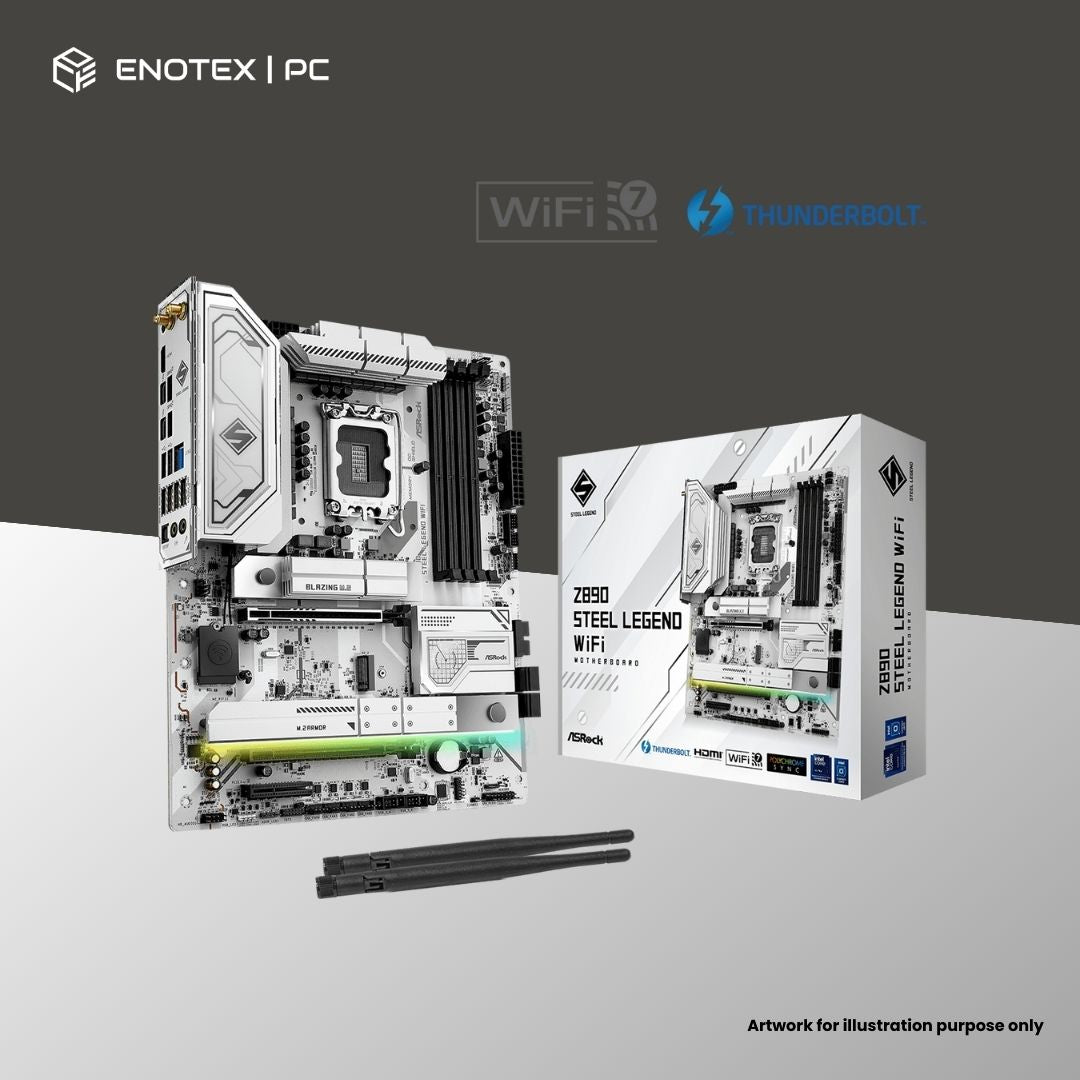 ASROCK Z890 STEEL LEGEND WIFI LGA1851 ATX DDR5 3YR