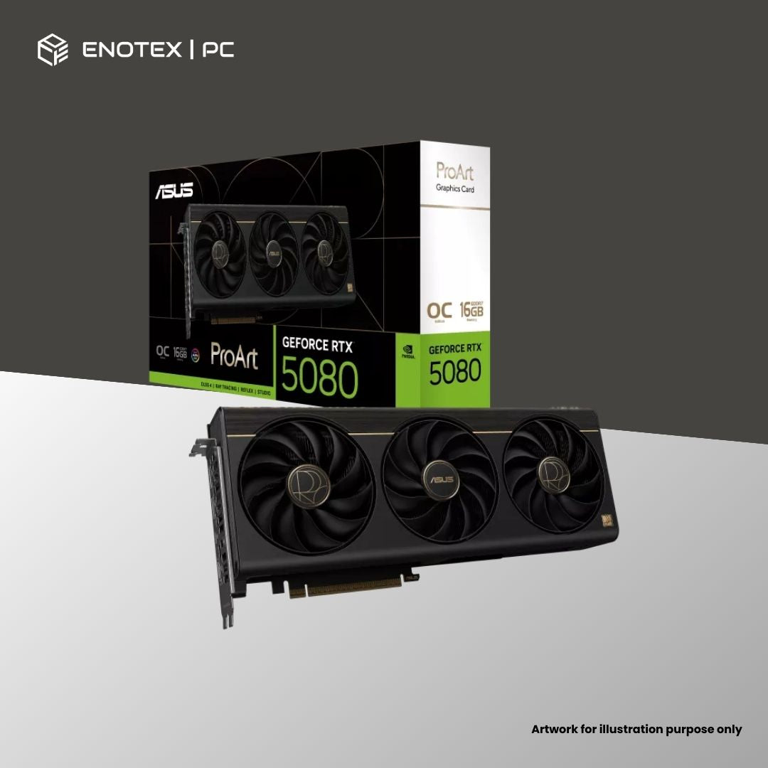 ASUS PROART GEFORCE RTX 5080 OC EDITION 16GB GDDR7 (3+1YR)