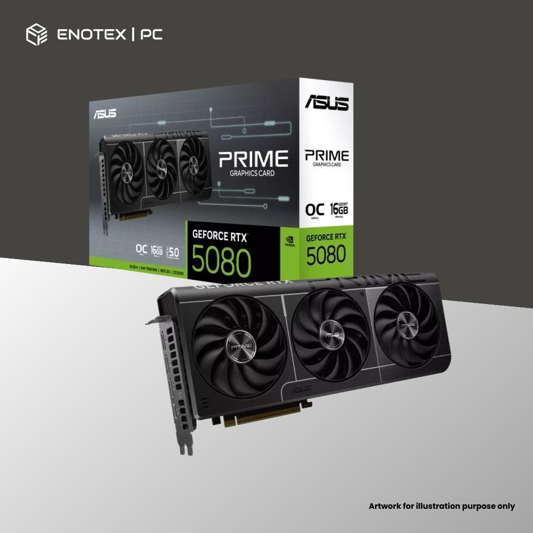 ASUS PRIME GEFORCE RTX 5080 16GB GDDR7 (3+1YR)