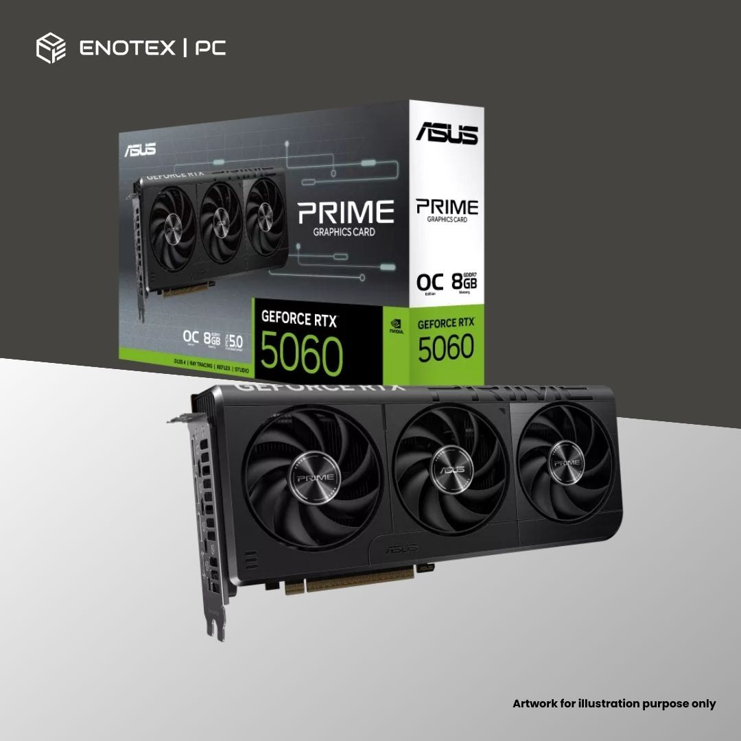 ASUS PRIME GEFORCE RTX 5060 OC EDITION 8GB GDDR7 (3+1YR)