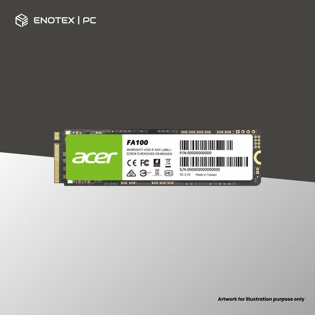 ACER FA100 1TB GEN3 NVME M.2 SSD (5YR)