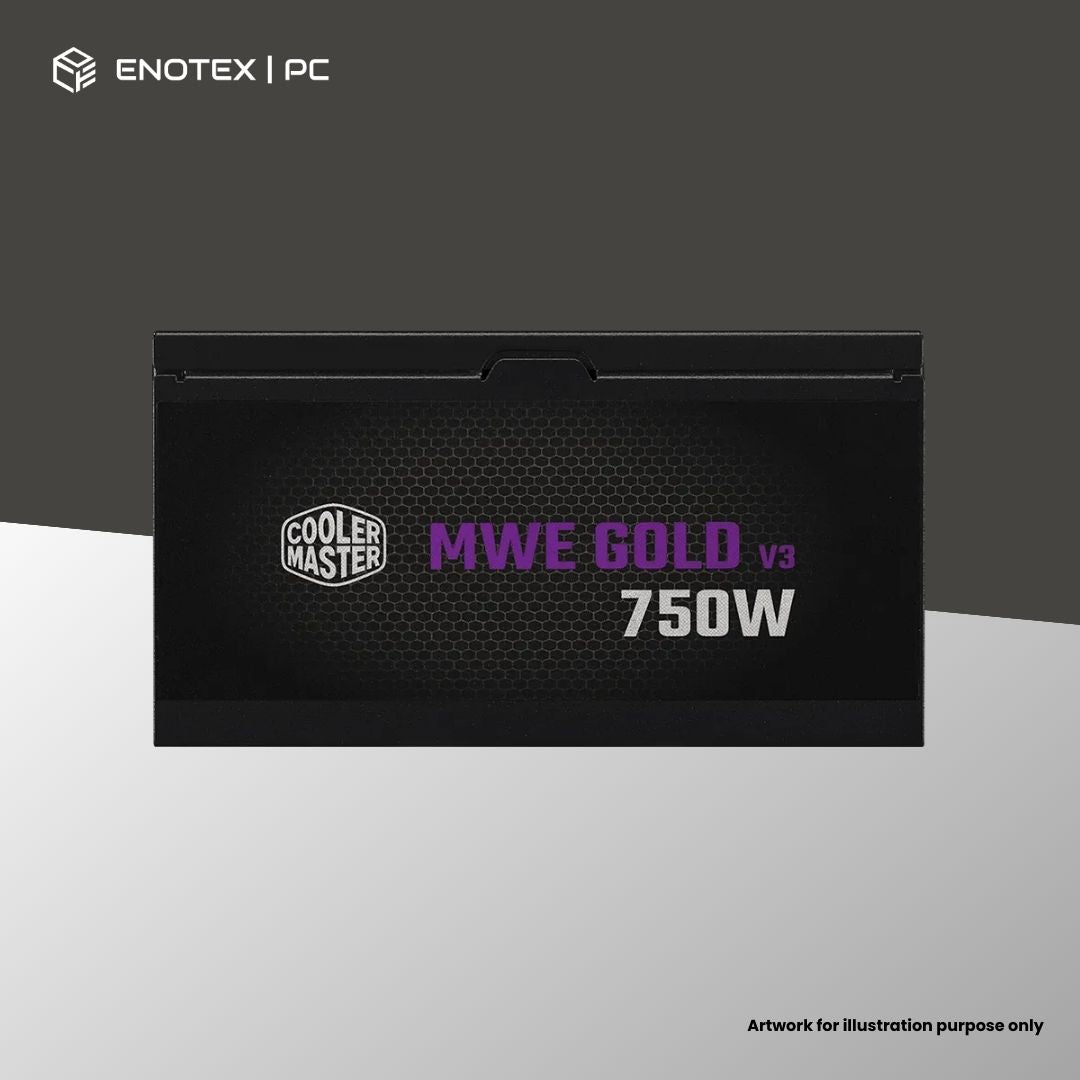 COOLER MASTER MWE V3 80+ GOLD 750WATT ATX3.1/PCIE5.1 FULL MODULAR (10YR)