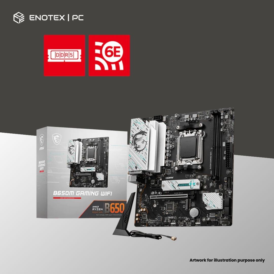 MSI B650M GAMING WIFI AM5 MATX DDR5 3YR