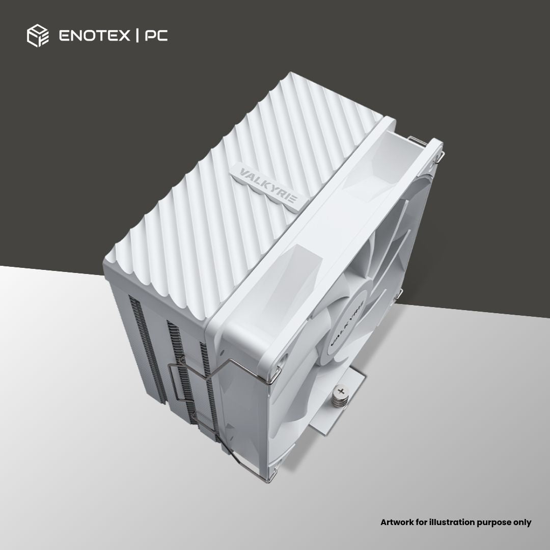 VALKYRIE AQ125 120MM AIR COOLER - WHITE (3YR)
