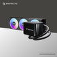 VALKYRIE N360 ARGB AMOLED CURVED SCREEN AIO LIQUID COOLER - BLACK (5YR)