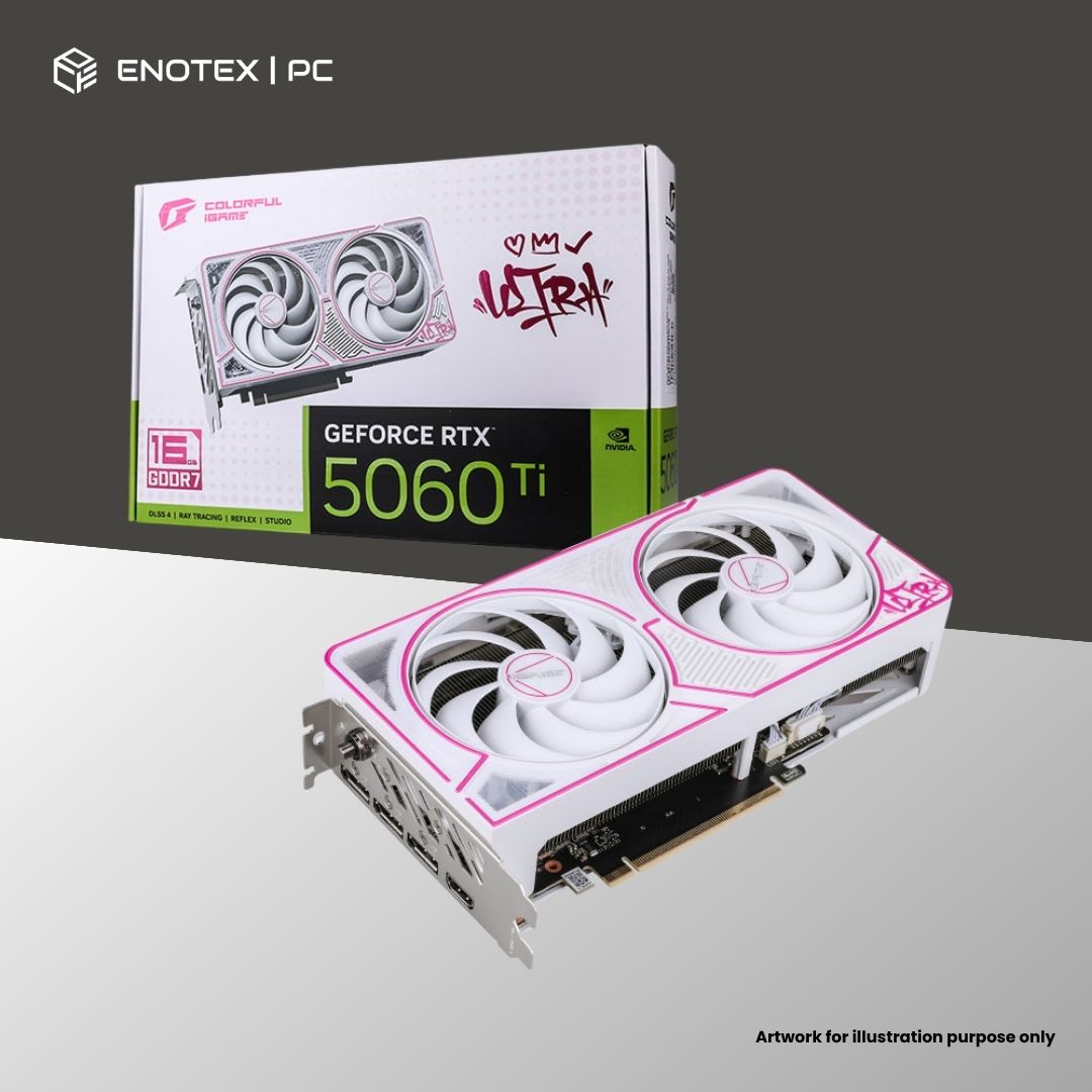 COLORFUL GEFORCE RTX 5060 TI ULTRA W DUO OC 16GB GDDR7 (3+1YR)
