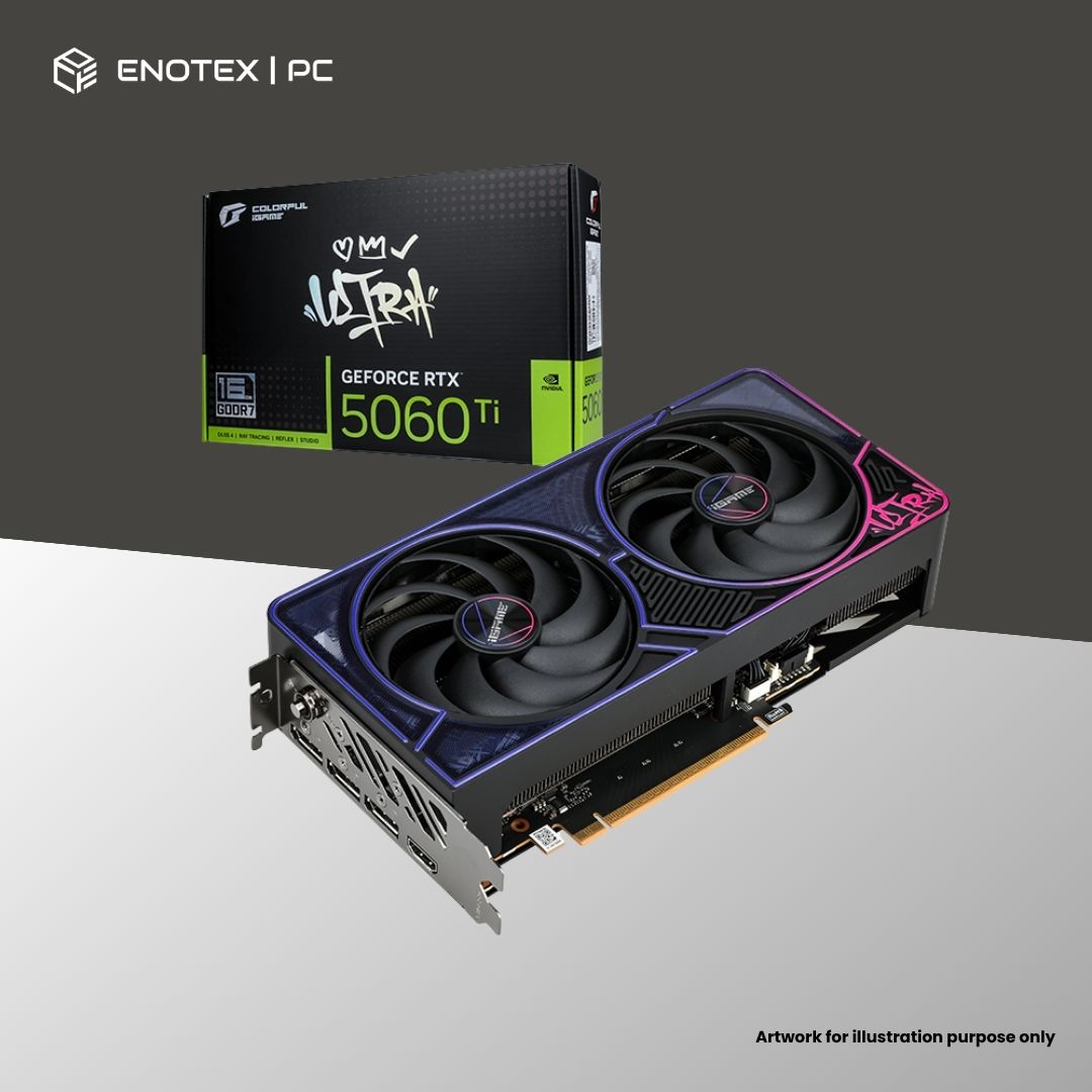 COLORFUL GEFORCE RTX 5060 TI ULTRA DUO OC 16GB GDDR7 (3+1YR)