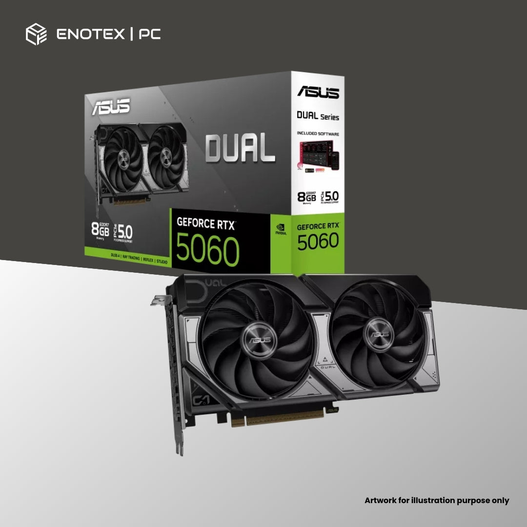 ASUS DUAL GEFORCE RTX 5060 8GB GDDR7 (3+1YR)