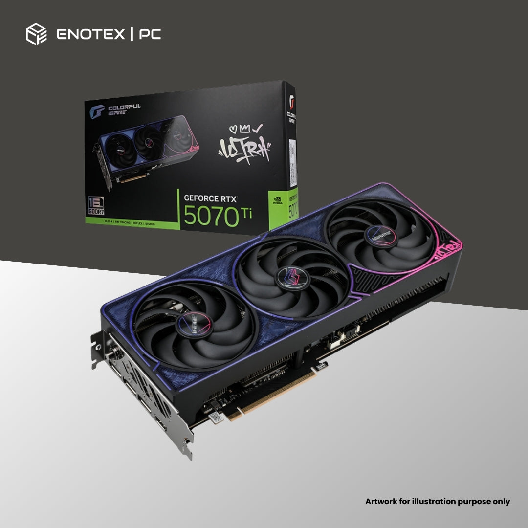 COLORFUL IGAME GEFORCE RTX 5070 TI ULTRA TRIFAN OC SFF 16GB GDDR7 (3+1YR)