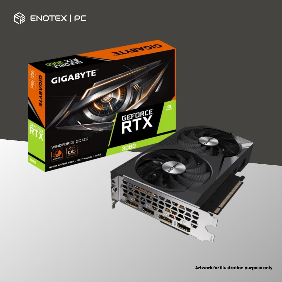 GIGABYTE GEFORCE RTX 3060 WINDFORCE OC 12GB GDDR6 (3+1YR)