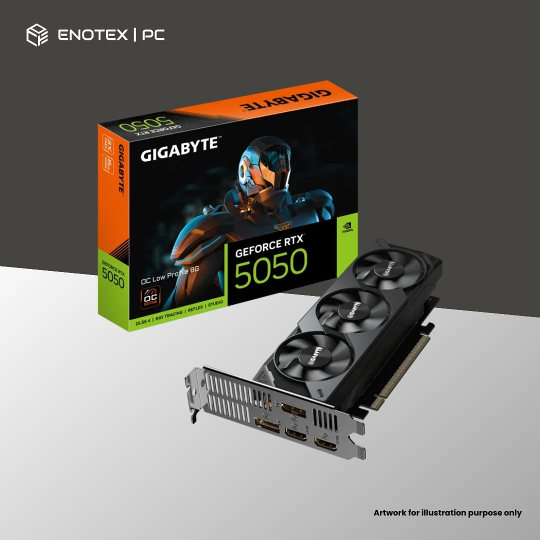 GIGABYTE GEFORCE RTX 5050 LOW PROFILE OC 8GB GDDR6 (3+1YR)