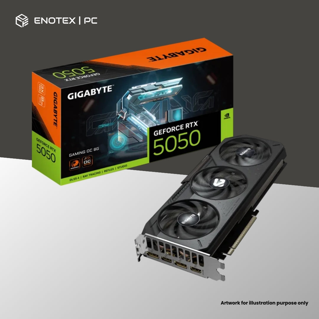 GIGABYTE GEFORCE RTX 5050 GAMING OC 8GB GDDR6 (3+1YR)