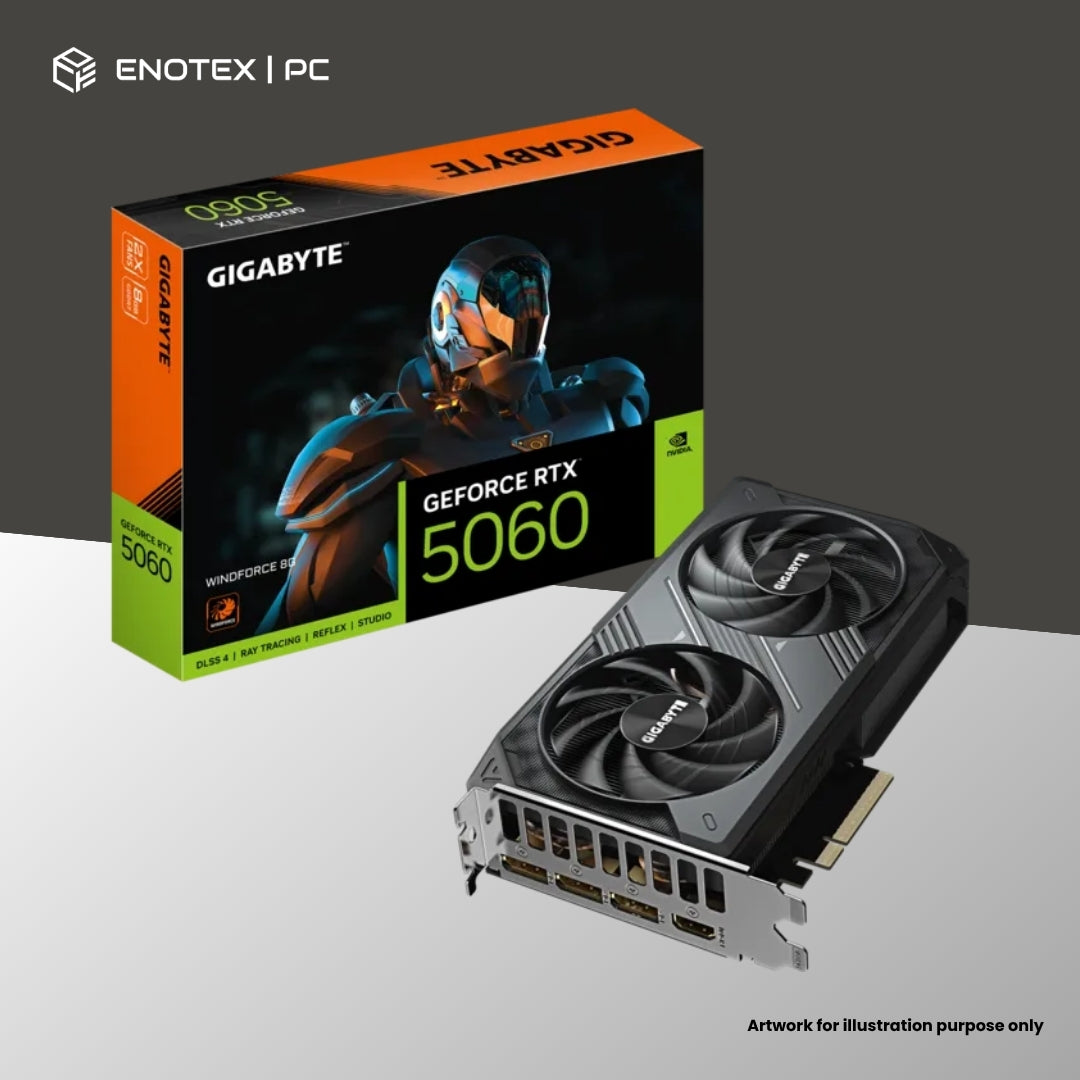 GIGABYTE GEFORCE RTX 5060 WINDFORCE 8GB GDDR7 (3+1YR)