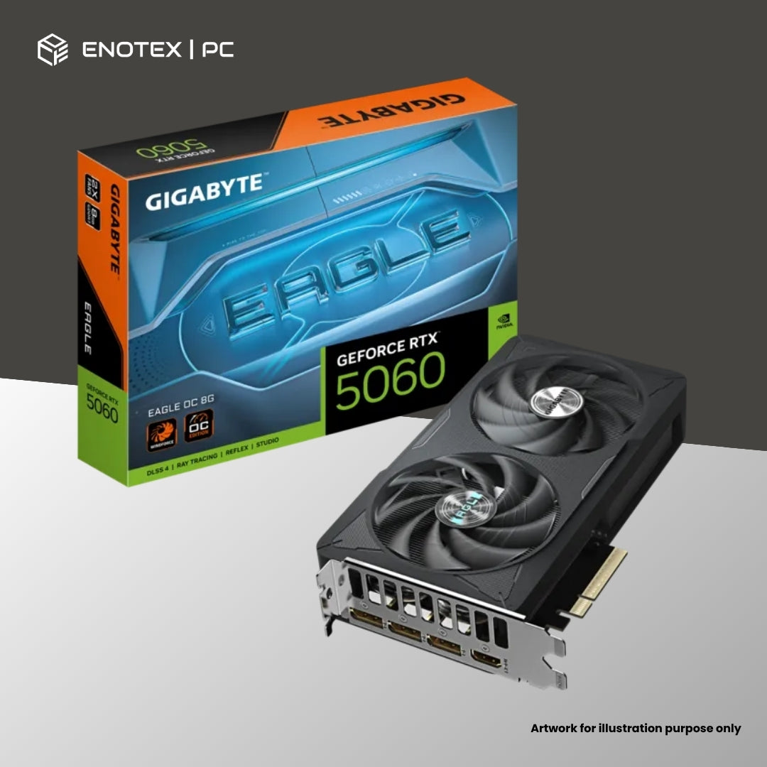 GIGABYTE GEFORCE RTX 5060 EAGLE OC 8GB GDDR7 (3+1YR)