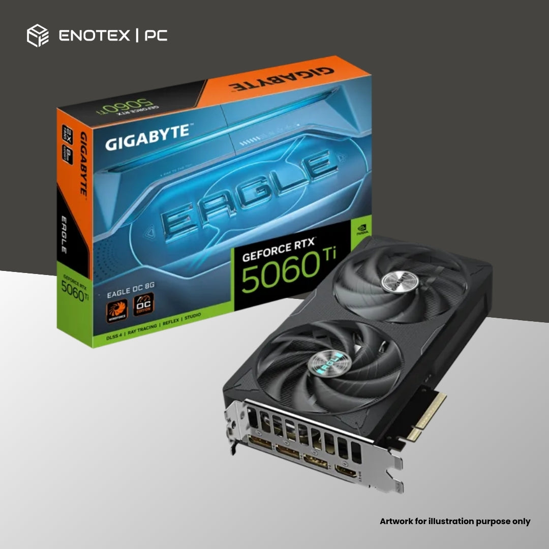 GIGABYTE GEFORCE RTX 5060 TI EAGLE OC 8GB GDDR7 (3+1YR)