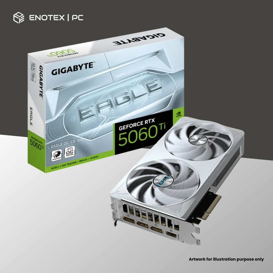 GIGABYTE GEFORCE RTX 5060 TI EAGLE ICE OC 16GB GDDR7 (3+1YR)