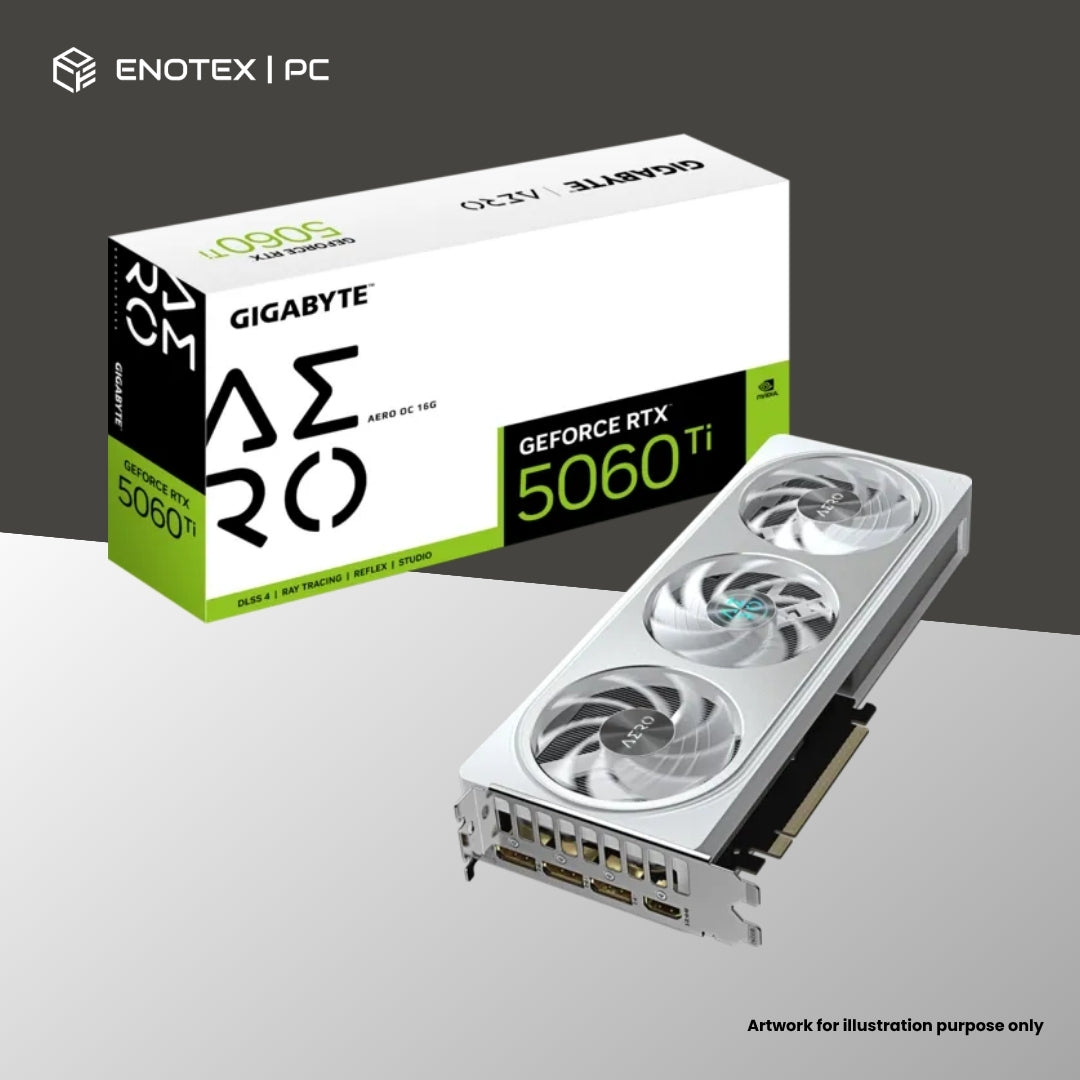GIGABYTE GEFORCE RTX 5060 TI AERO OC 16GB GDDR7 (3+1YR)