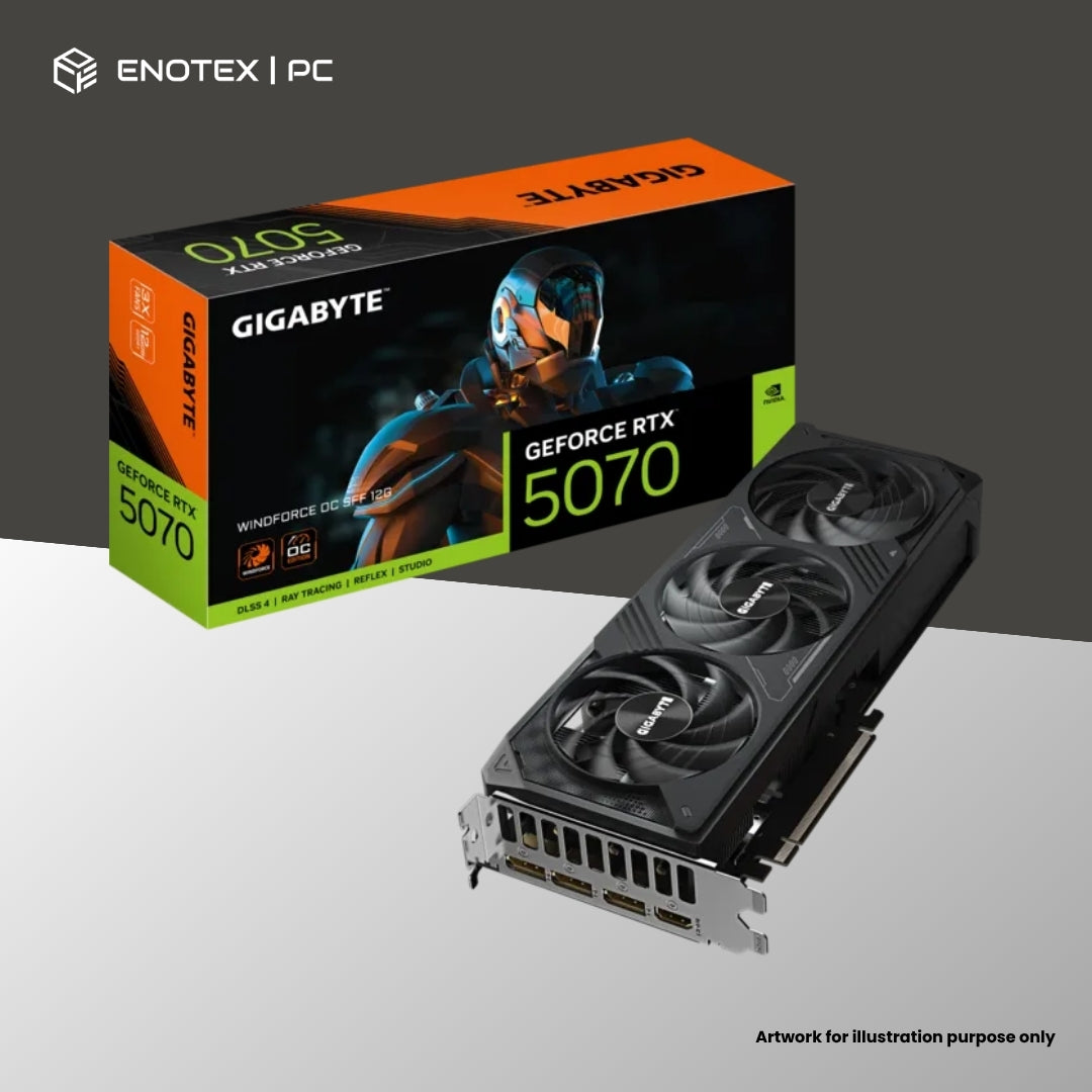 GIGABYTE GEFORCE RTX 5070 WINDFORCE SFF OC 12GB GDDR7 (3+1YR)