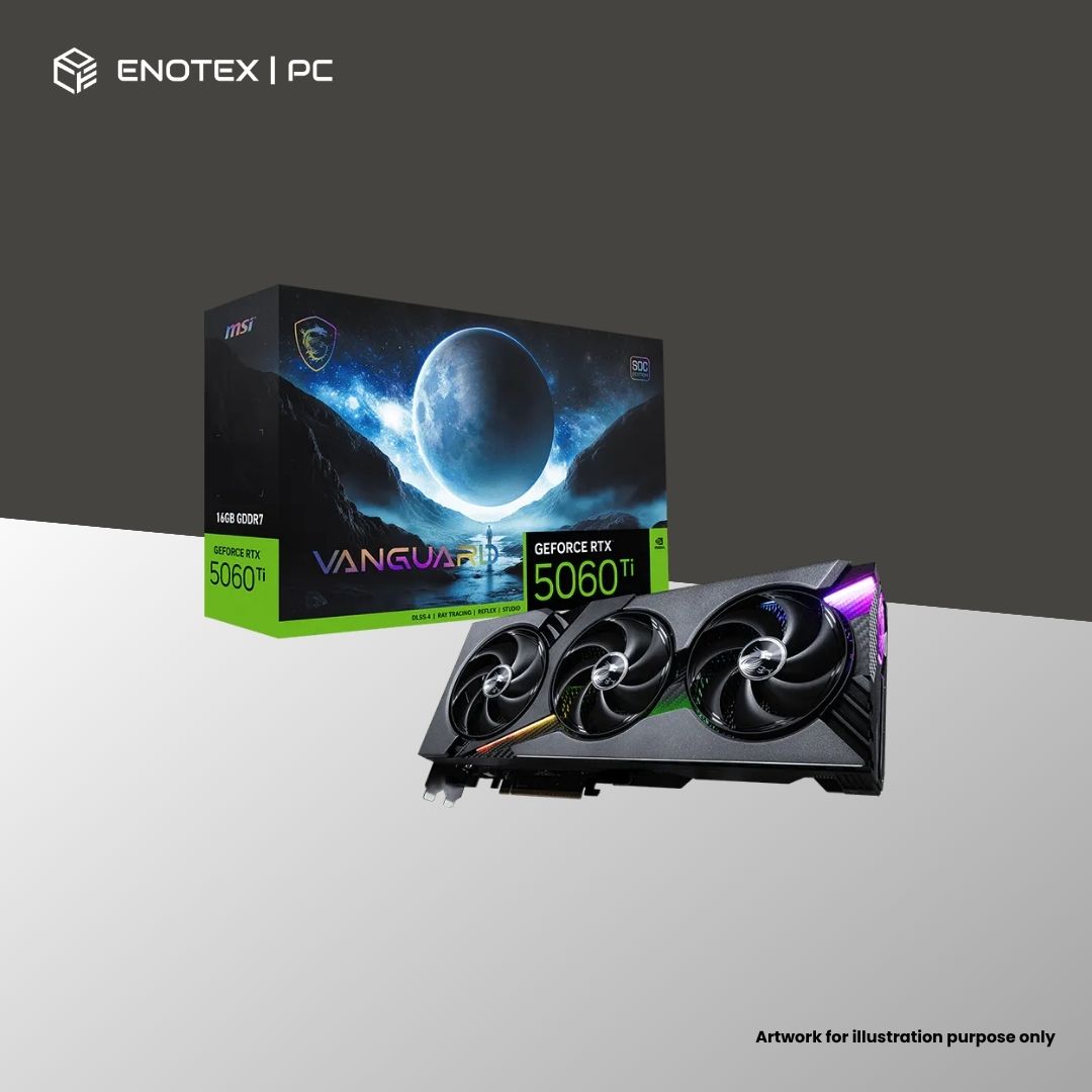 MSI GEFORCE RTX 5060 TI VANGUARD SOC 16GB GDDR7 - (3YR)