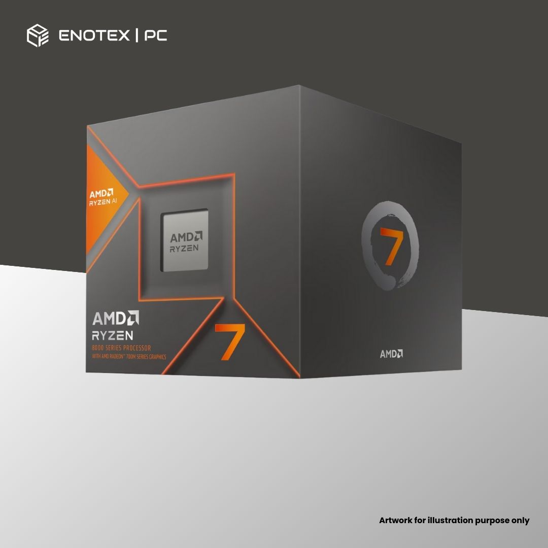 AMD RYZEN 7 8700G 4.2GHZ-5.1GHZ 8 CORE 16 THREAD 16MB CACHE NPU (3YR)