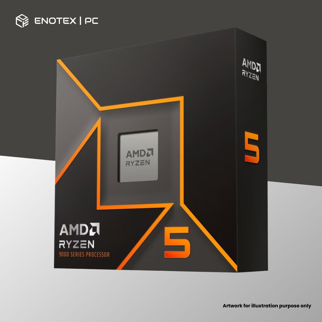 AMD RYZEN 5 9600X 3.9GHZ-5.4GHZ  6 CORE 12 THREAD 32MB CACHE (3YR)