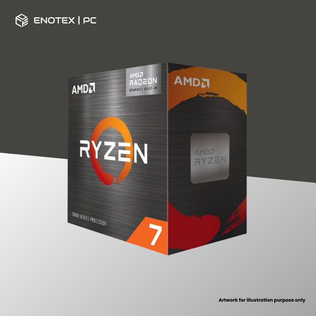 AMD RYZEN 7 5700G 3.8GHZ-4.6GHZ 8 CORE 16 THREAD 16MB CACHE VEGA (3YR)