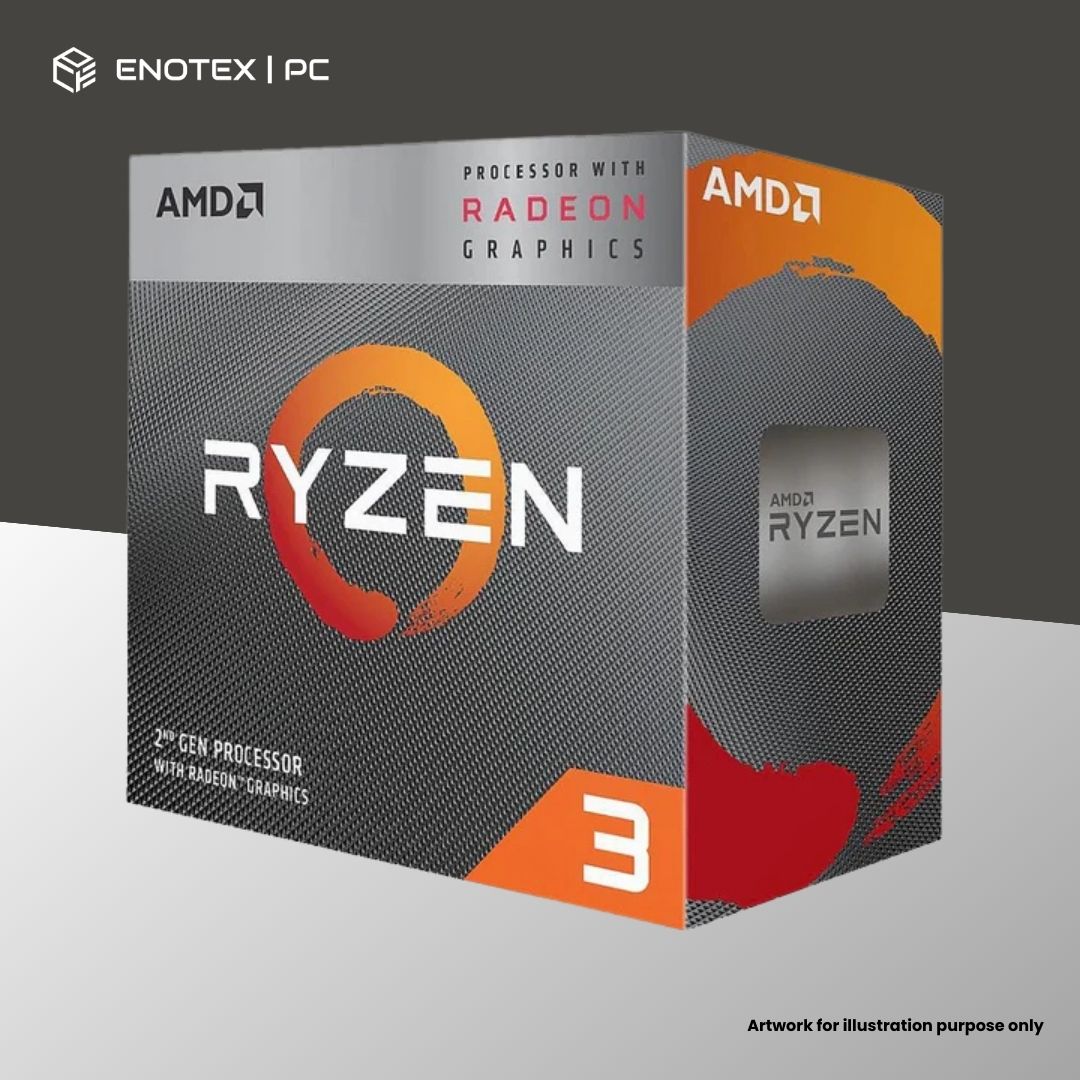 AMD RYZEN 3 3200G 3.6GHZ-4.0GHZ 4 CORE 4 THREAD 4MB CACHE VEGA (3YR)