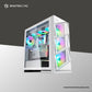 SEGOTEP KUN LUN AEOLUS TG ATX WITH TYPE C - WHITE (NO FAN)