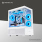 SEGOTEP ENDURA 240S TG MATX WITH 3 ARGB FANS - WHITE