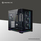 TECWARE VXN GLOW TG ATX WITH 4 ARGB FANS - BLACK