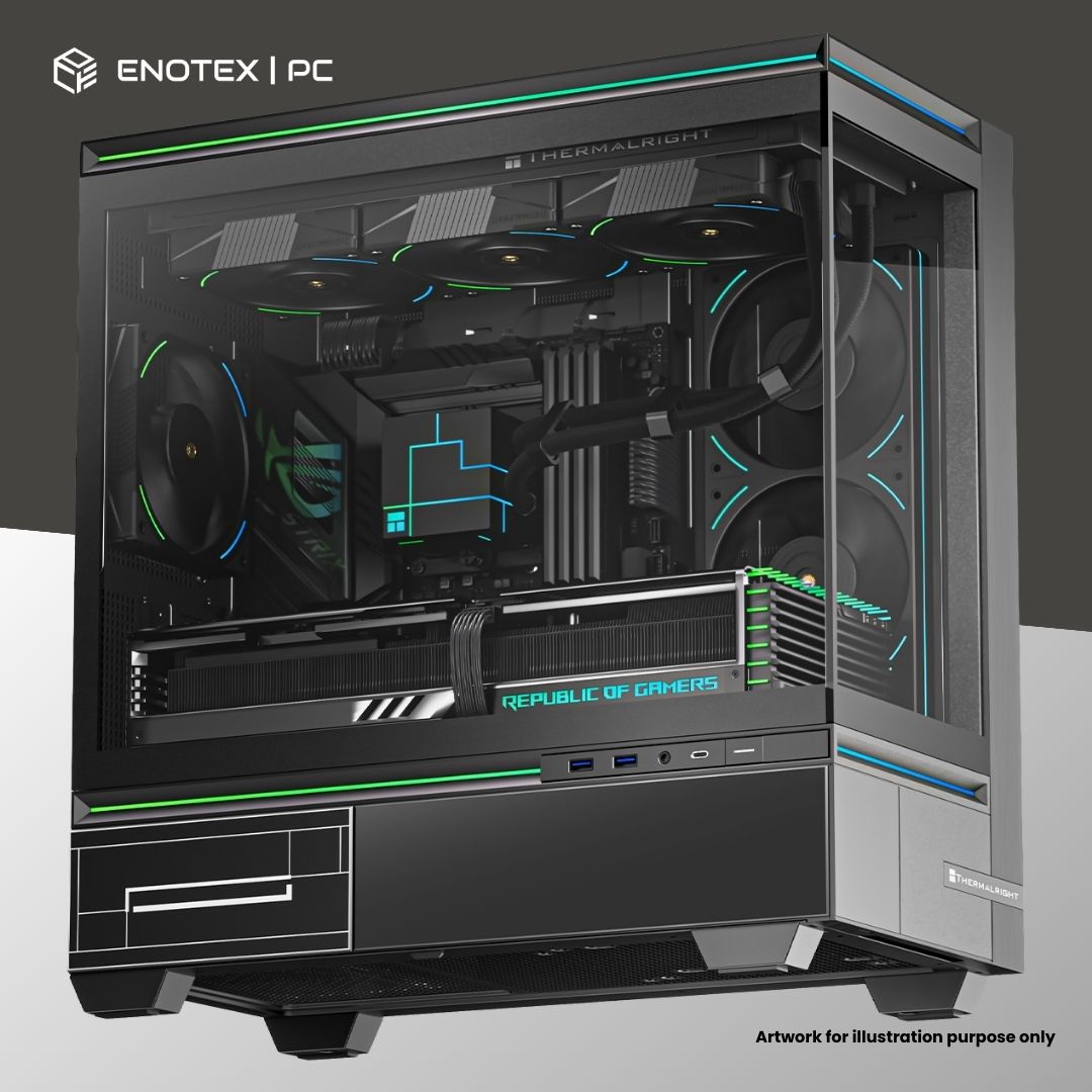 THERMALRIGHT TR-M10 TG MATX - BLACK (NO FAN)