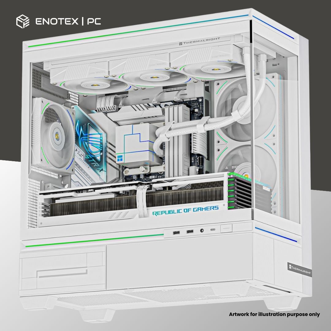 THERMALRIGHT TR-M10 TG MATX - WHITE (NO FAN)