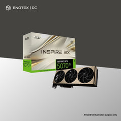MSI GEFORCE RTX 5070 TI INSPIRE 3X OC 16GB GDDR7 (3YR)
