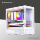 JONSBO D200 TG MATX - WHITE (NO FAN)