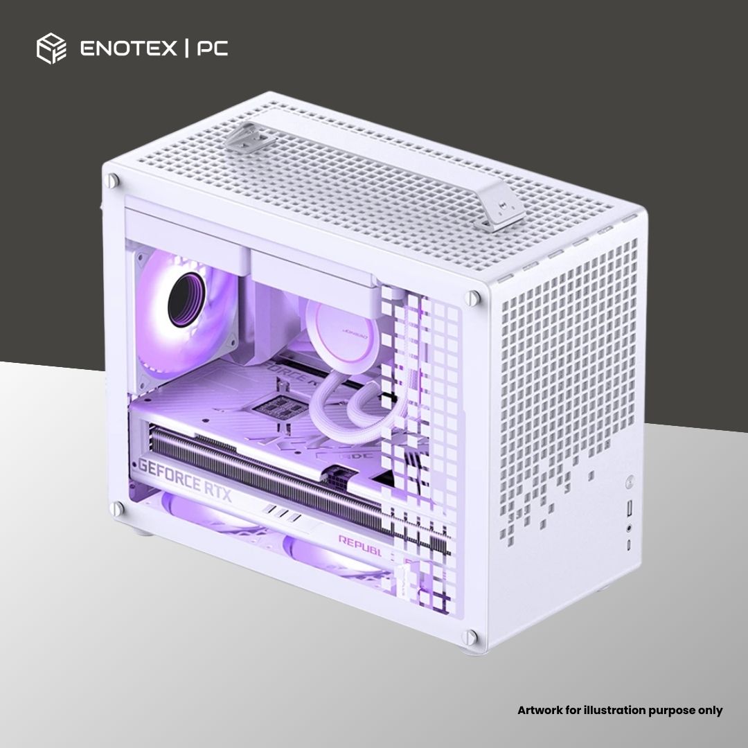 JONSBO Z20 TG MATX - WHITE (NO FAN)