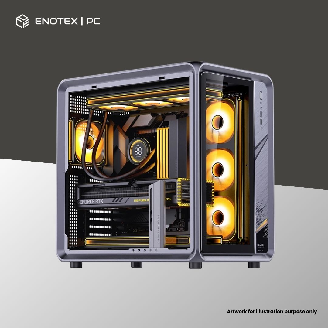 JONSBO BO400 TG ATX - GRAY (NO FAN)