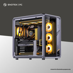 JONSBO BO400 TG ATX - GRAY (NO FAN)