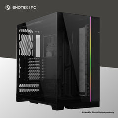 LIAN LI PC-O11 DYNAMIC EVO XL TG E-ATX - BLACK (NO FAN)