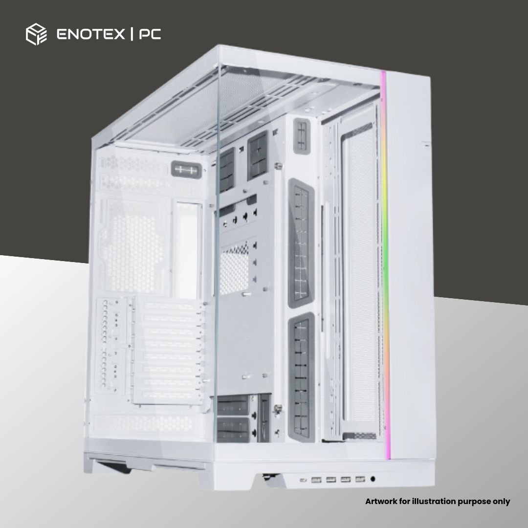 LIAN LI PC-O11 DYNAMIC EVO XL TG E-ATX - WHITE (NO FAN)