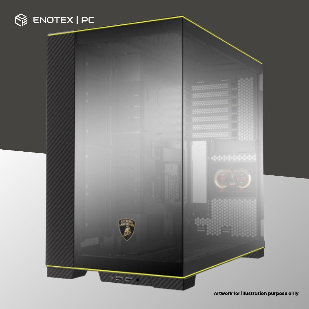 LIAN LI PC-O11 DYNAMIC EVO RGB LAMBORGHINI EDITION TG E-ATX (NO FAN)