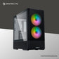 LIAN LI LANCOOL 207 RGB TG ATX WITH 4 FAN - BLACK