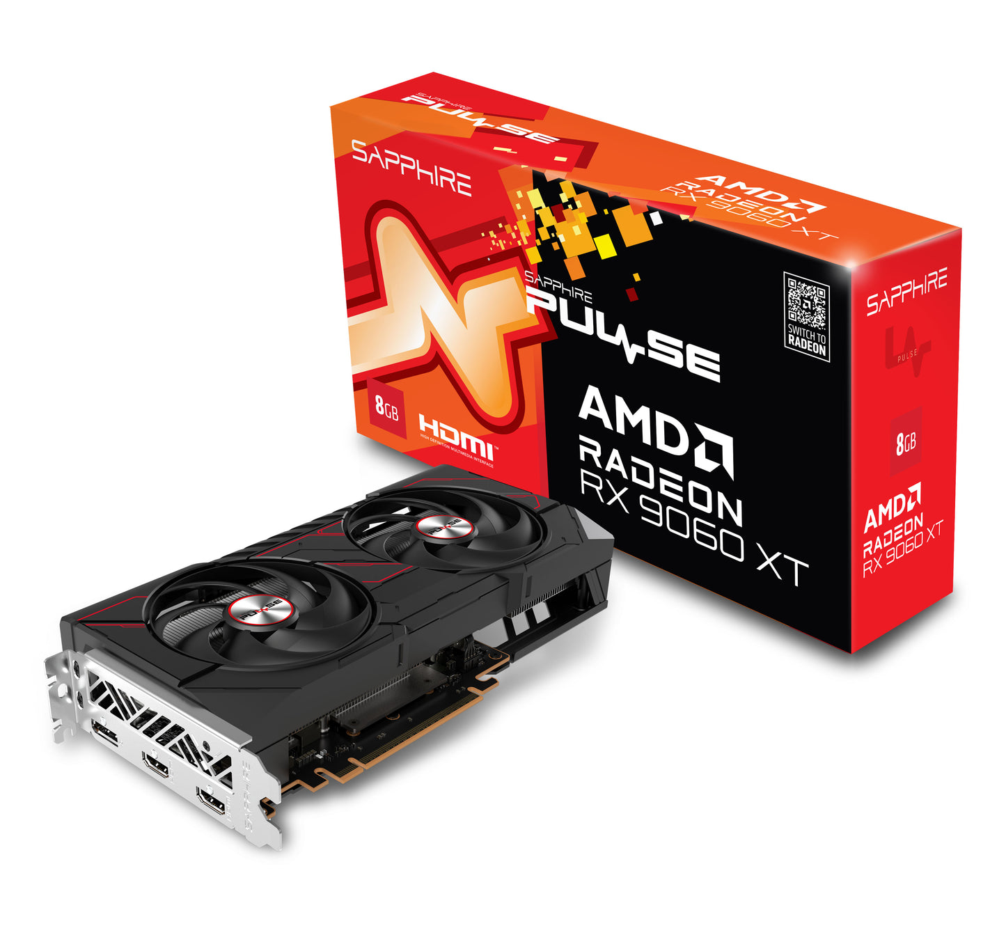SAPPHIRE PULSE AMD RADEON RX 9060 XT GAMING OC 8GB GDDR6
