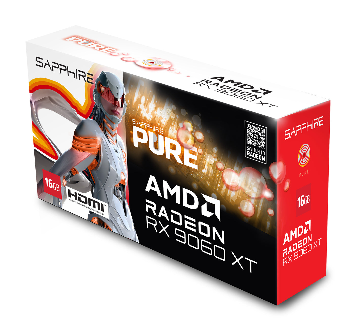 SAPPHIRE PURE AMD RADEON RX 9060 XT GAMING OC 16GB