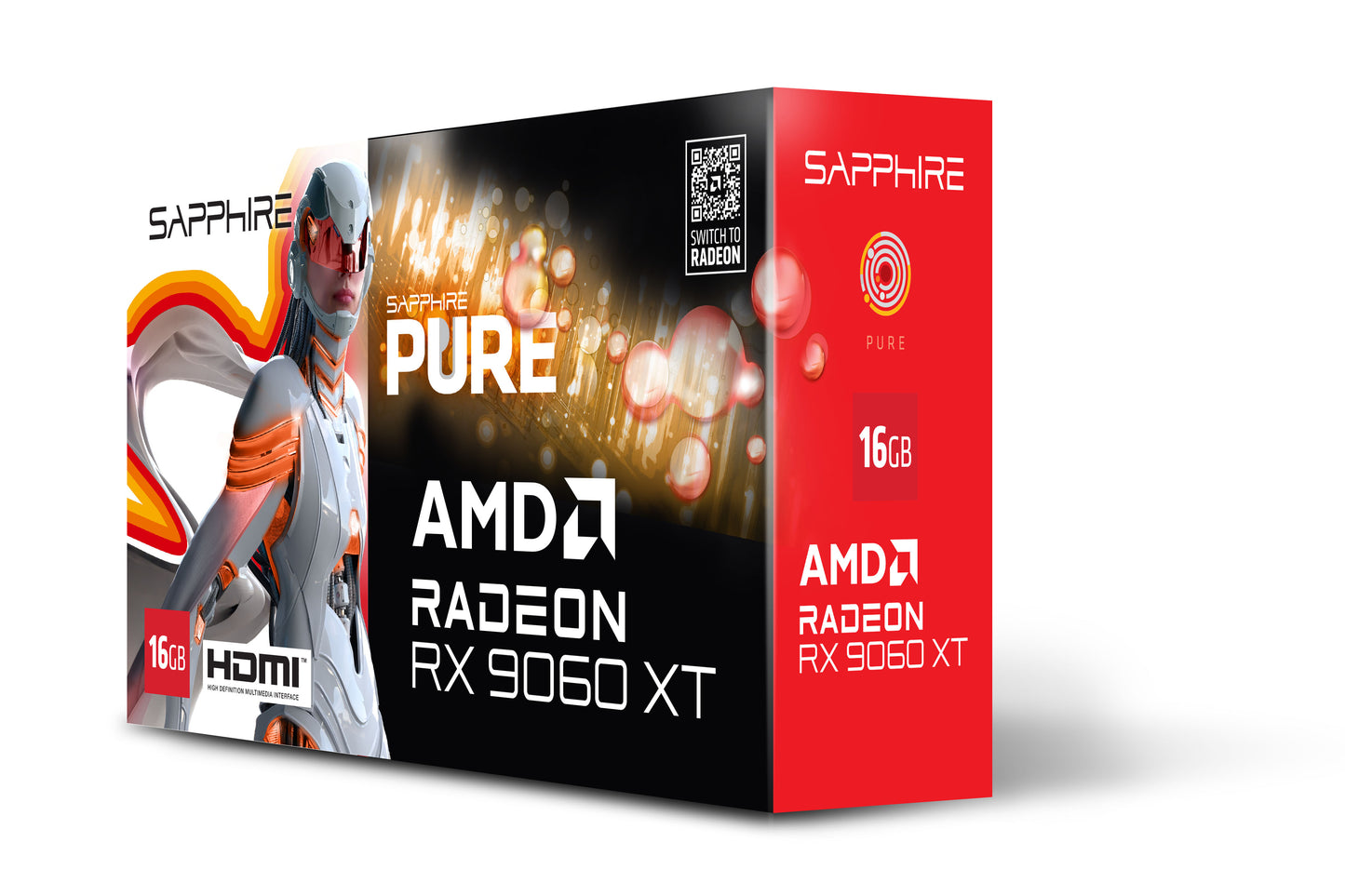SAPPHIRE PURE AMD RADEON RX 9060 XT GAMING OC 16GB