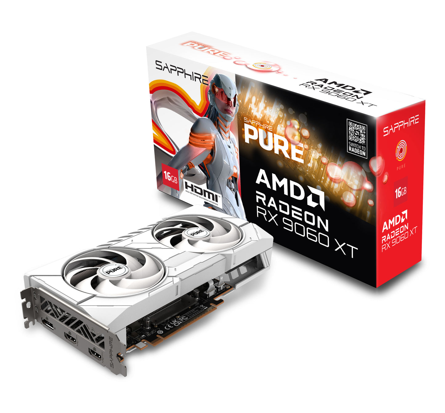 SAPPHIRE PURE AMD RADEON RX 9060 XT GAMING OC 16GB