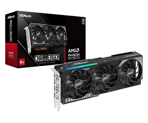 ASROCK AMD RADEON RX 9070 CHALLENGER 16GB